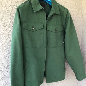 Vans Drill Chore unisex jacket size Small - Forest Green - Worn 2X like new